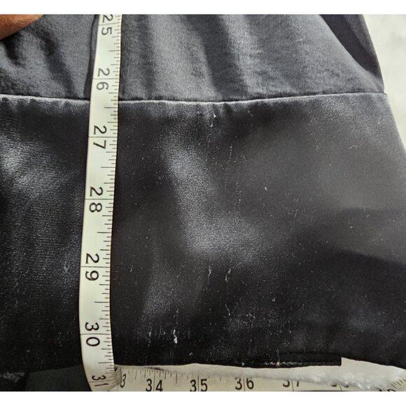 Ashley Stewart Button Down Tunic Shirt With Belt - Black - Size 18 - Picture 10 of 10